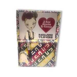 New W/ Box Harajuku Lovers “A Fatal Attraction To Cuteness" Cosmetic Makeup Bag